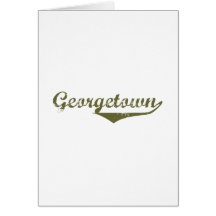 Georgetown Revolution t shirts Greeting Cards
