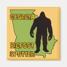 Georgia Bigfoot Spotter Fridge Magnets