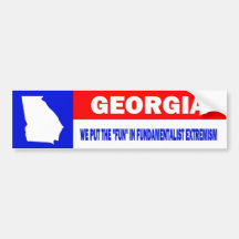 GEORGIA BUMPER STICKER