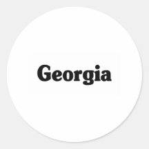 Georgia Classic Sticker