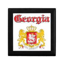 Georgia coat of arms designs trinket boxes