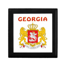 Georgia Coat Of Arms Jewelry Box