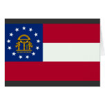 Georgia Flag Greeting Cards