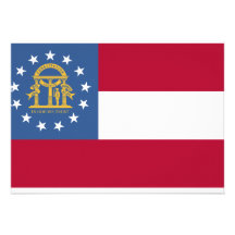 Georgia Flag Invitations