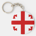 Georgia Flag Key Chains