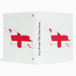 Georgia Flag Map full size Binder
