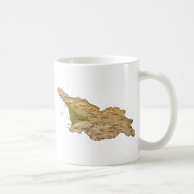 Georgia Flag ~ Map Mug