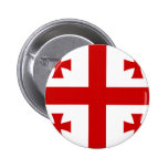 Georgia Flag Pinback Buttons