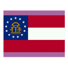 Georgia Flag Post Cards