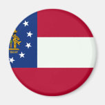 Georgia Flag Refrigerator Magnet