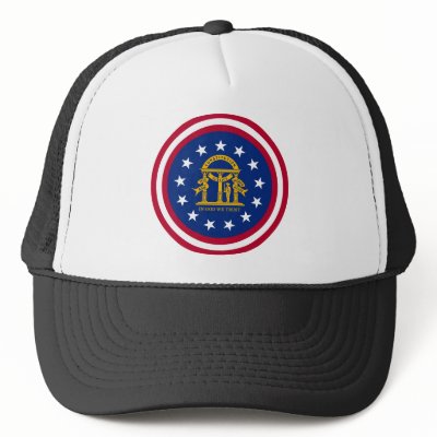 Georgia Flag Theme 00 Hats by LoveThePlaceYouLive