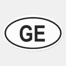 Georgia "GE" Sticker