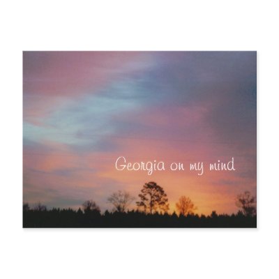 Georgia on my mind post cards by Ladonna34
