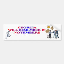 Georgia - Return Congress To The People!! Bumper Sticker