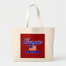 Georgia Script Tote Bag
