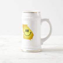 Georgia Smiley Face Coffee Mug