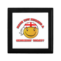 Georgia smiley flag designs trinket boxes