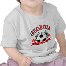 Georgia soccer ball designs t-shirt