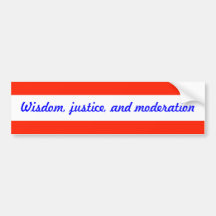 Georgia State Motto Bumper Sticker