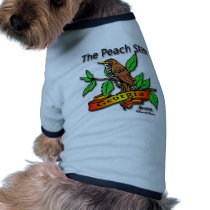 Georgia The Peach State Brown Thrasher Pet Shirt