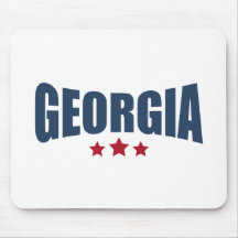 Georgia Three Stars Design Mousepads