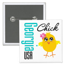 Georgia USA Chick Pins