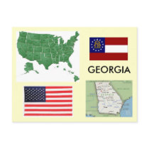Georgia, USA Postcard