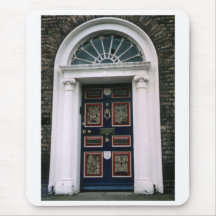 Georgian Dublin Door, Merrion Sq. Dublin Ireland Mousepads