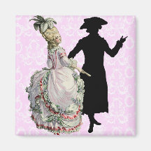 Georgian Lady - Pink Koelkast Magneet