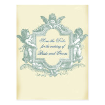 Georgiana (Cream) Save the Date Post Cards