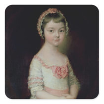 Georgiana Spencer Square Sticker