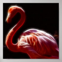 Georgous Flamingo Poster