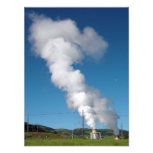 Geothermal instalations photo print