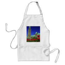 Geranium beds in full bloom on Parliament Hill, Ot Aprons