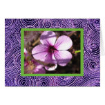Geranium Card