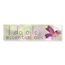 Geranium Essential Oils Bumper Sticker