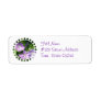 Geranium Flower Return Address Label