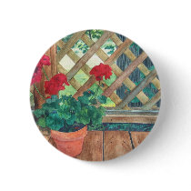 Geranium (Gardener's) Pinback Button