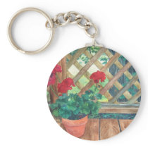 Geranium (Gardener's) Key Chains