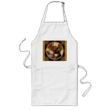 Geranium - Geraniums on a table Aprons