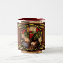 Geranium - Geraniums on a table Mugs