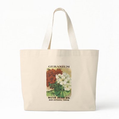 Geranium, Mixed, Huth Seed Co Bags by vintagegiftmall
