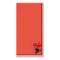 Geranium Personalized Photo Card
