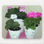 Geranium Pots Mousepad