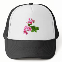 Geranium Profile Trucker Hats