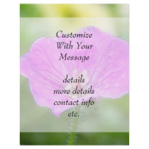 Geranium Sanquineum Flower Full Color Flyer
