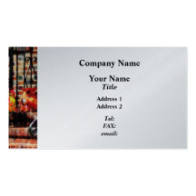 Geraniums and a Pig Business Card