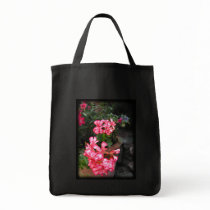 Geraniums. Pelargonium flowers. Canvas Bag