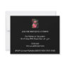 Geraniums. Pelargonium flowers. Custom Invite
