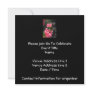 Geraniums. Pelargonium flowers. Invite